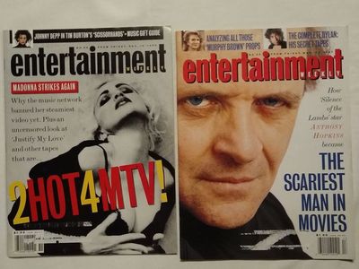 Vintage Entertainment Weekly Magazines