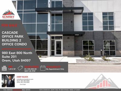 For Sale: Cascade Office Park Building 2 Office Condo