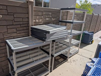 Shelves for garage or basement