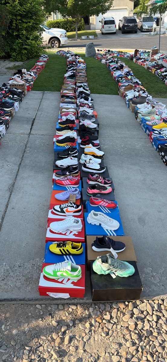 Shoe Sale Saturday 7/11/26. Large Collection of Assorted New Sneakers - Nike, Adidas, New Balance, and more! 4c to 15 m & w