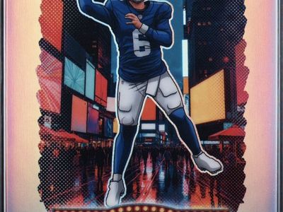 2025 Donruss Optic Jaxson Dart Uptown Rookie RC #11 New York Giants