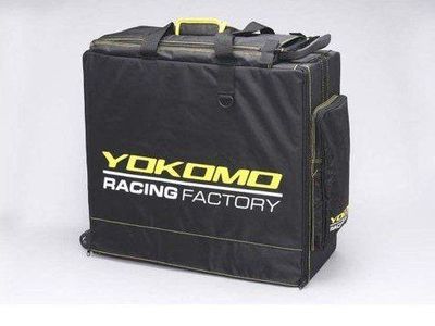Yokomo Racing Factory Pit Bag - Rolling Gear Bag with Handle