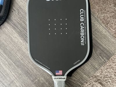 Clubpickleball Usa Carbon paddle.
