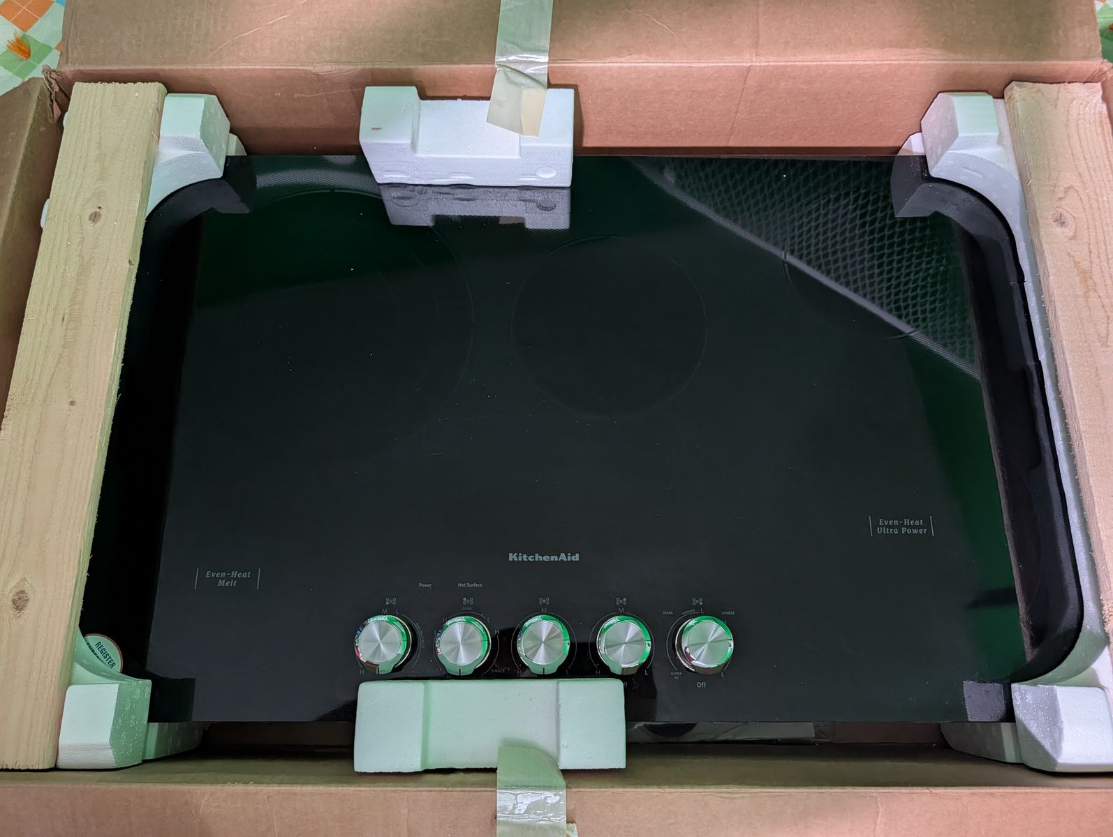 Kitchen Aid 36" 5 Burner Electric Cooktop