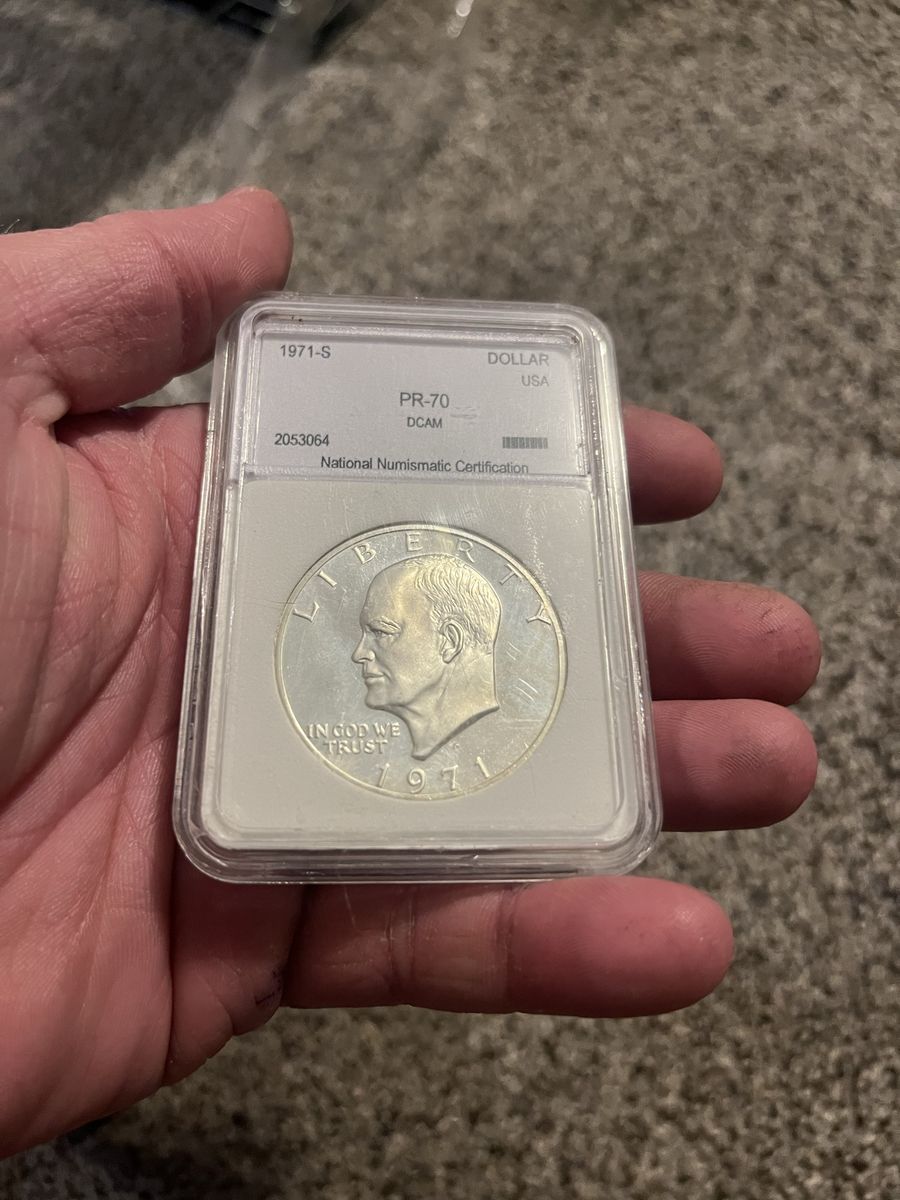 1971 S PR70 Eisenhower Dollar