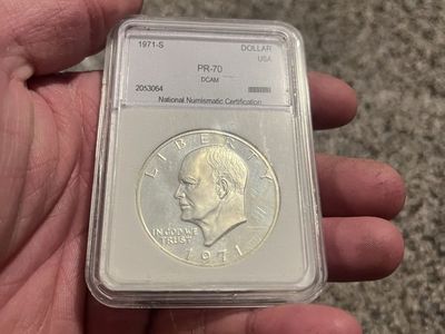 1971 S PR70 Eisenhower Dollar