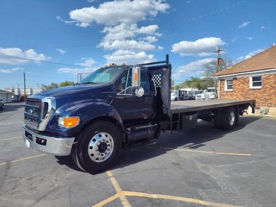 2015 Ford F-650 XLT Flatbed Body, Cummins ISB 6.7 L., Allison Auto, 260 H.P. 260" W.B. Low miles 62k miles!