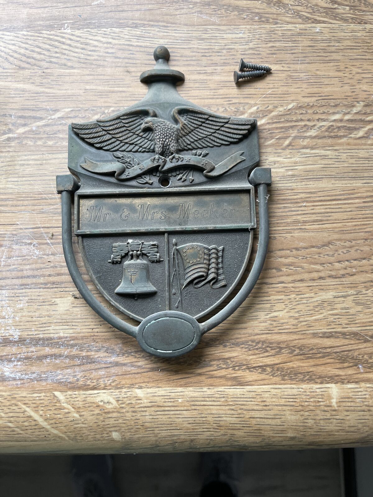 Vintage Patriotic Door Knocker