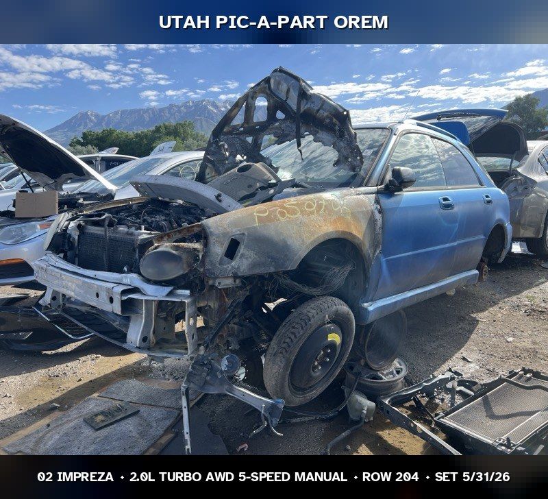 2002 Subaru Impreza GD Parts - UTPAP Orem