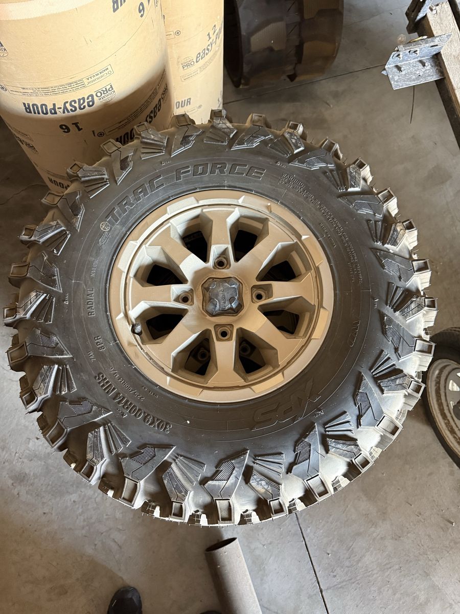 Can-Am Defender XPS Trac Force 30x9.00R14 ATV/UTV Take-Off Tires & Wheels - No Miles