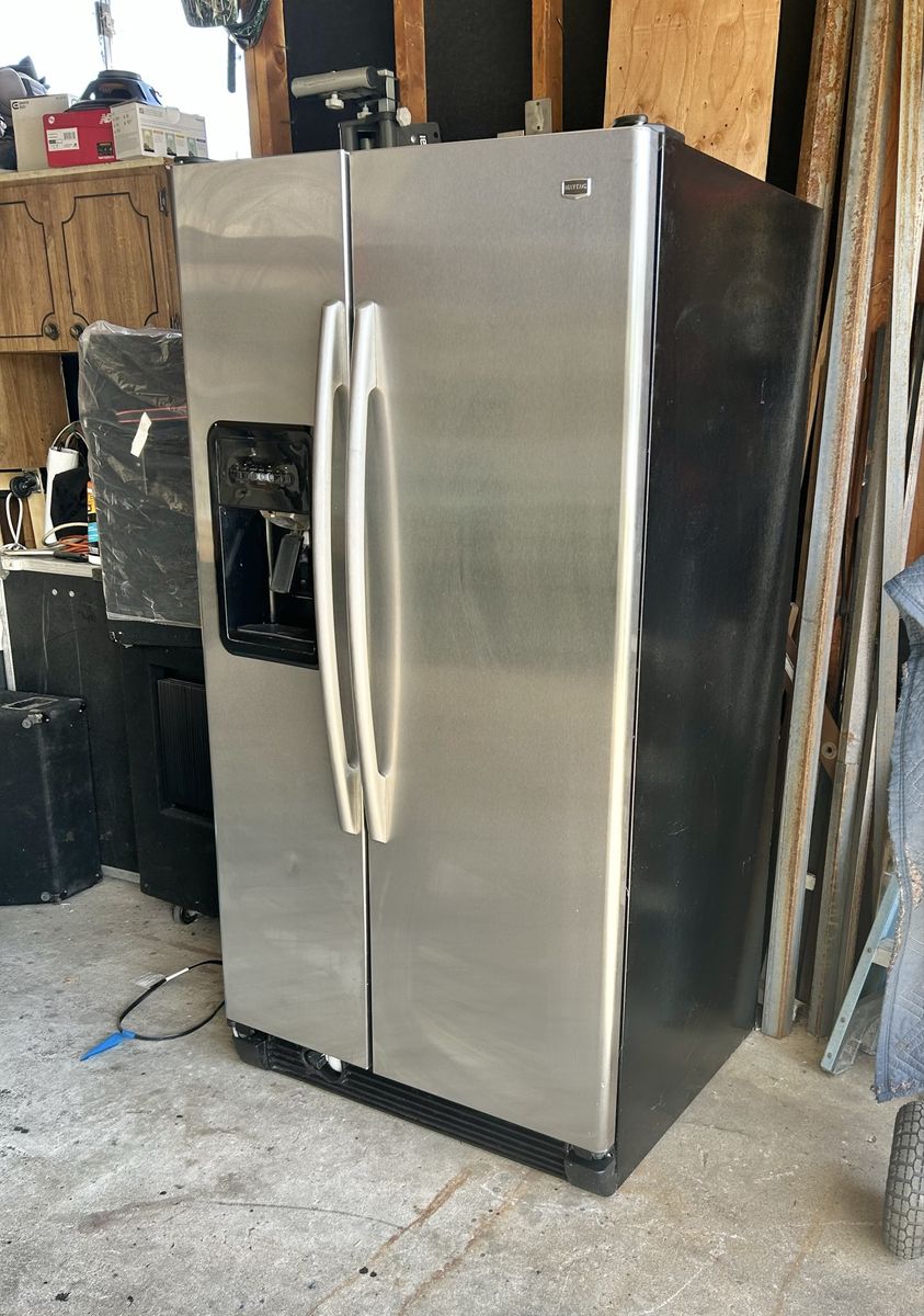 Maytag counter depth Stainless Steel Side-by-Side Refrigerator