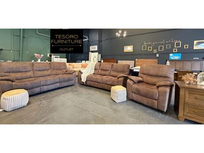 MODERN UPHOLSTERY BARCALOUNGER SOFA SET WE OFFER DELIVERY