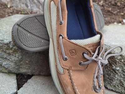 Sperry Top Sider Boys Leather Boat Shoes 5.5