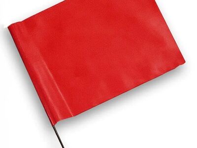 Red Marking Flags 50 Pack