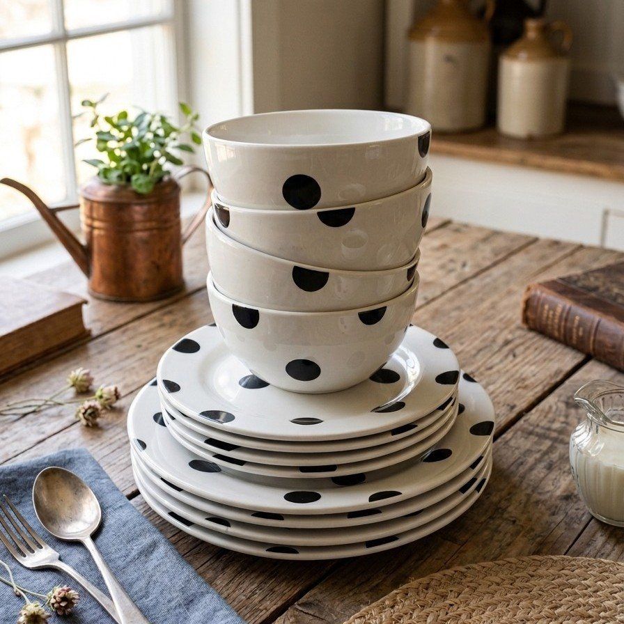 Kate Spade New York Deco Dot Dish Set