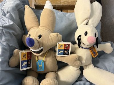 Salt Lake 2002 Winter Olympics Mascot Plush Set - Copper & Powder with Tags