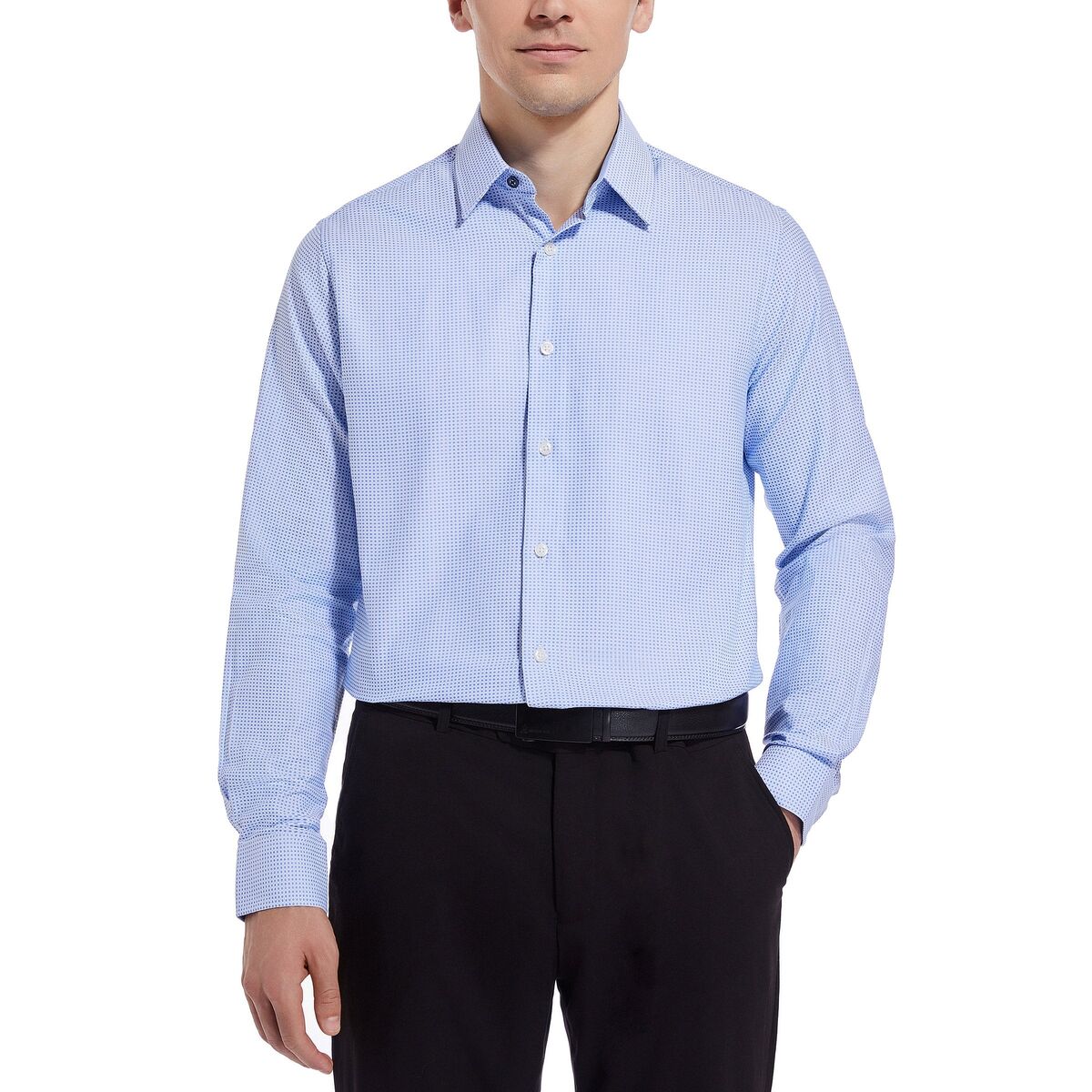 Duchamp Men's Button Down Long Sleeve Dress Shirt 1766715 #96645