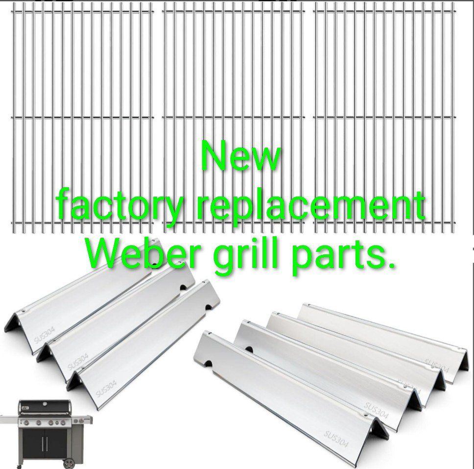 New Factory Replacement Weber Genesis II Grill Parts: Grates & Flavorizer Bars