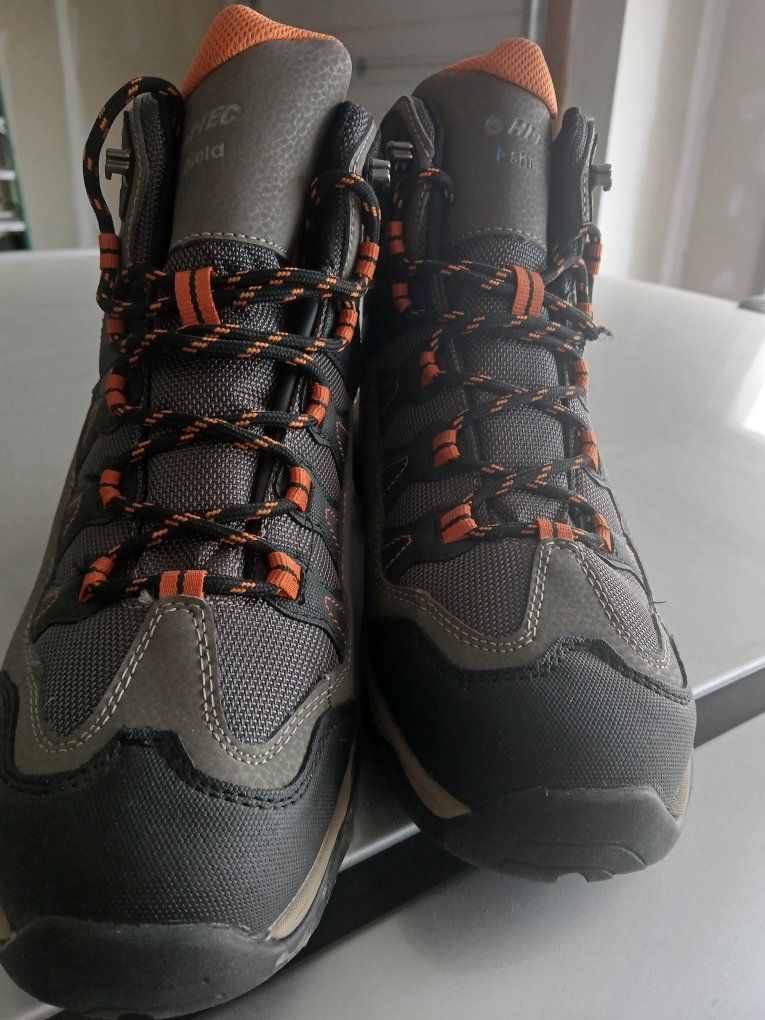 Hi-Tec Men's Hiking Boots Size 10M Gray/Orange