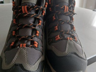 Hi-Tec Men's Hiking Boots Size 10M Gray/Orange