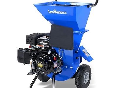 Gas Powered Wood Chipper w/ Collection Bag