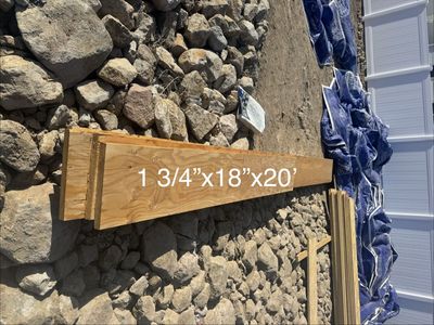 New LVL BEAMS AND LUMBER