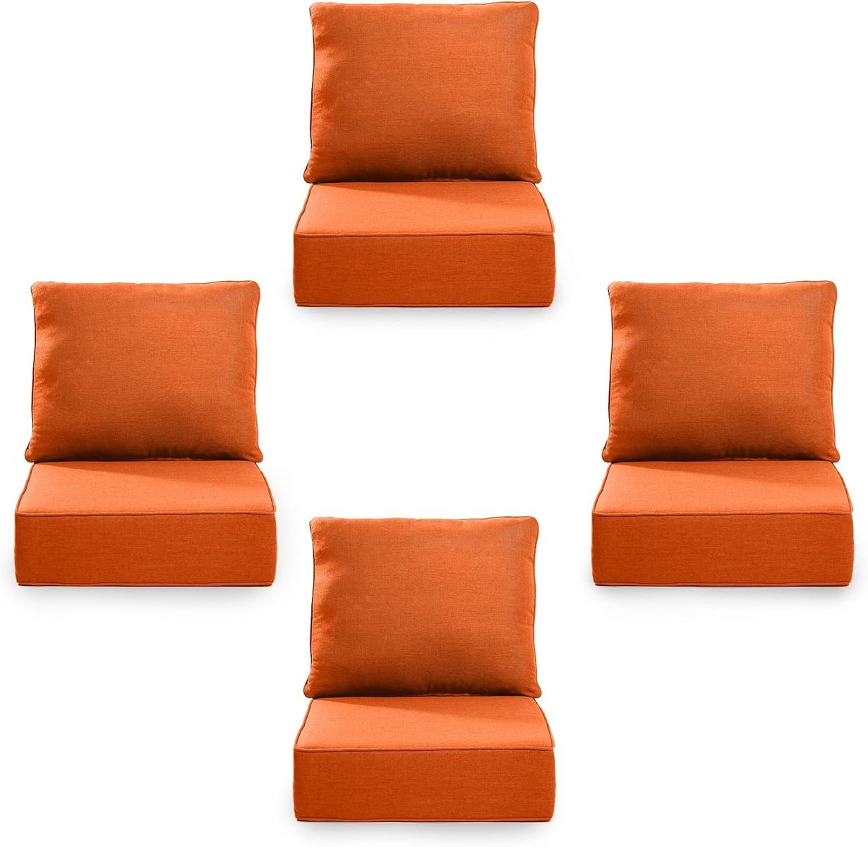 NEW (4) 24x24x6  Outdoor Cushion Set for Furniture patio furniture, UV Resistant, Waterproof