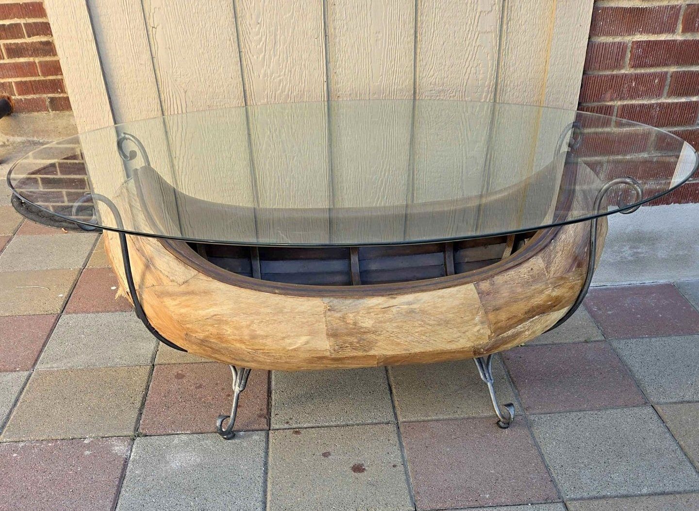 Vintage Canoe Coffee Table