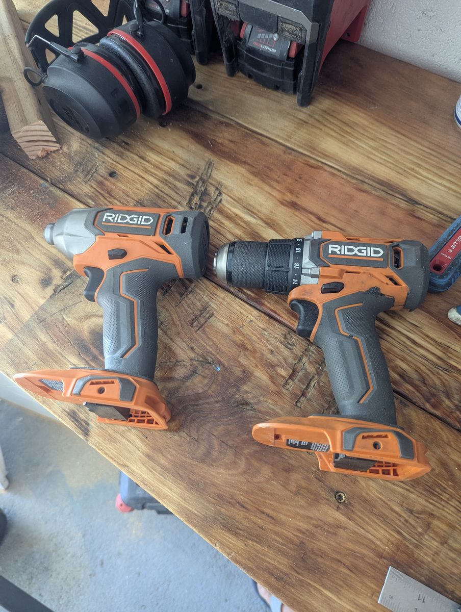 Ridged Drill and Impact Driver