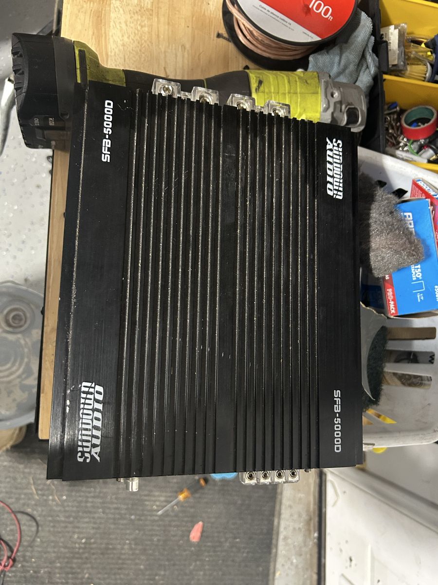 Sundown Audio SFB-5000D Monoblock Car Audio Amplifier 5000W Class D 