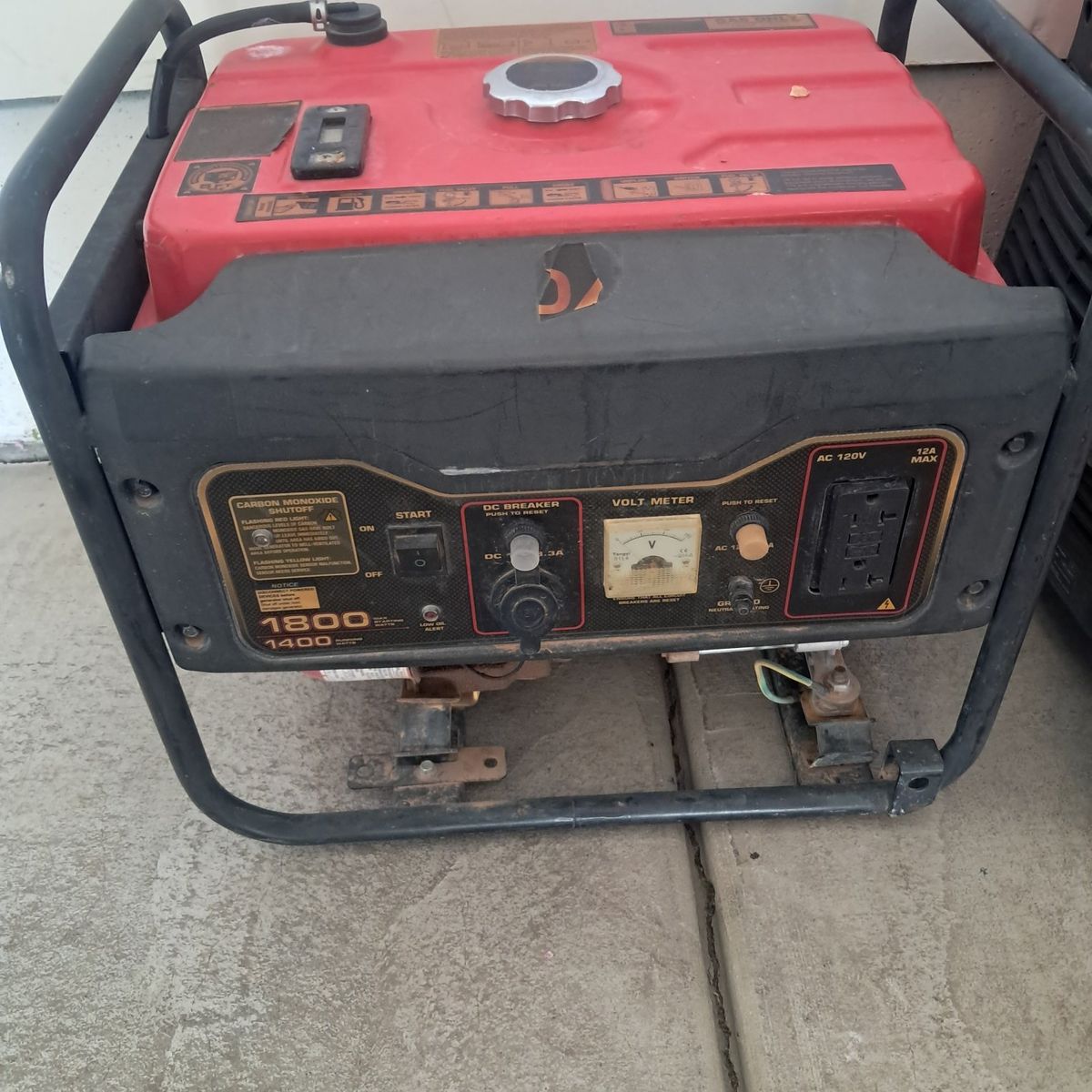 Generator 1800/1400 continuous