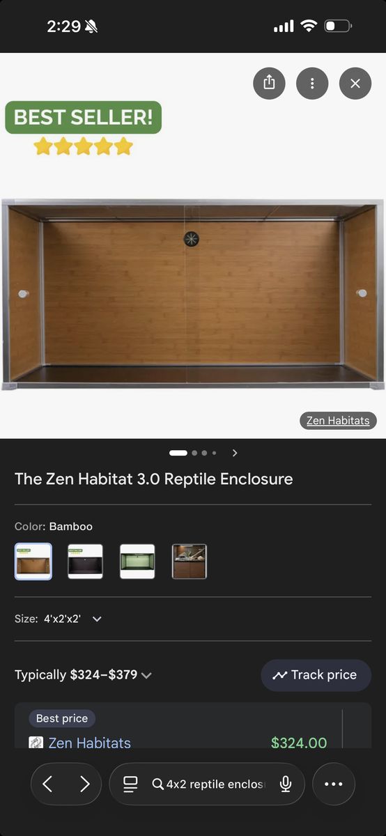 4x2x2 Reptile Enclosure
