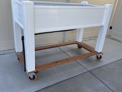 White Vinyl Garden Box