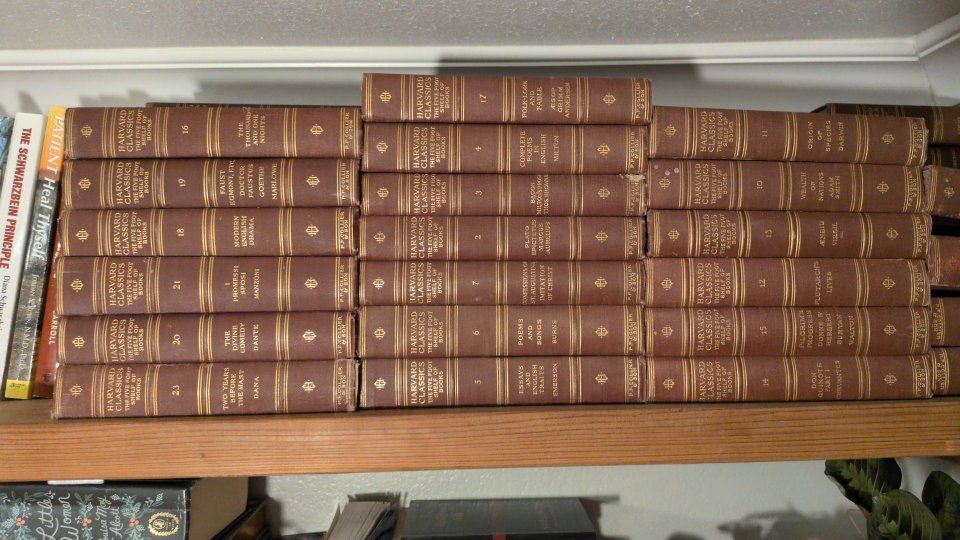 Harvard classics set 51 volume book set