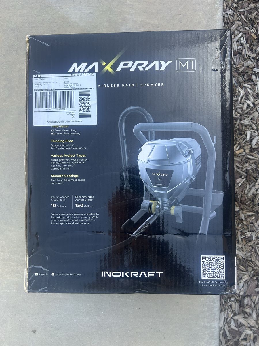 MAXPRAY M1 Airless Paint Sprayer- NIB