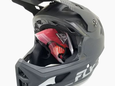 Fly Racing Rayce MTB/BMX Bicycle Helmet (Black, Medium) (73-3613M-L-R2-S2)