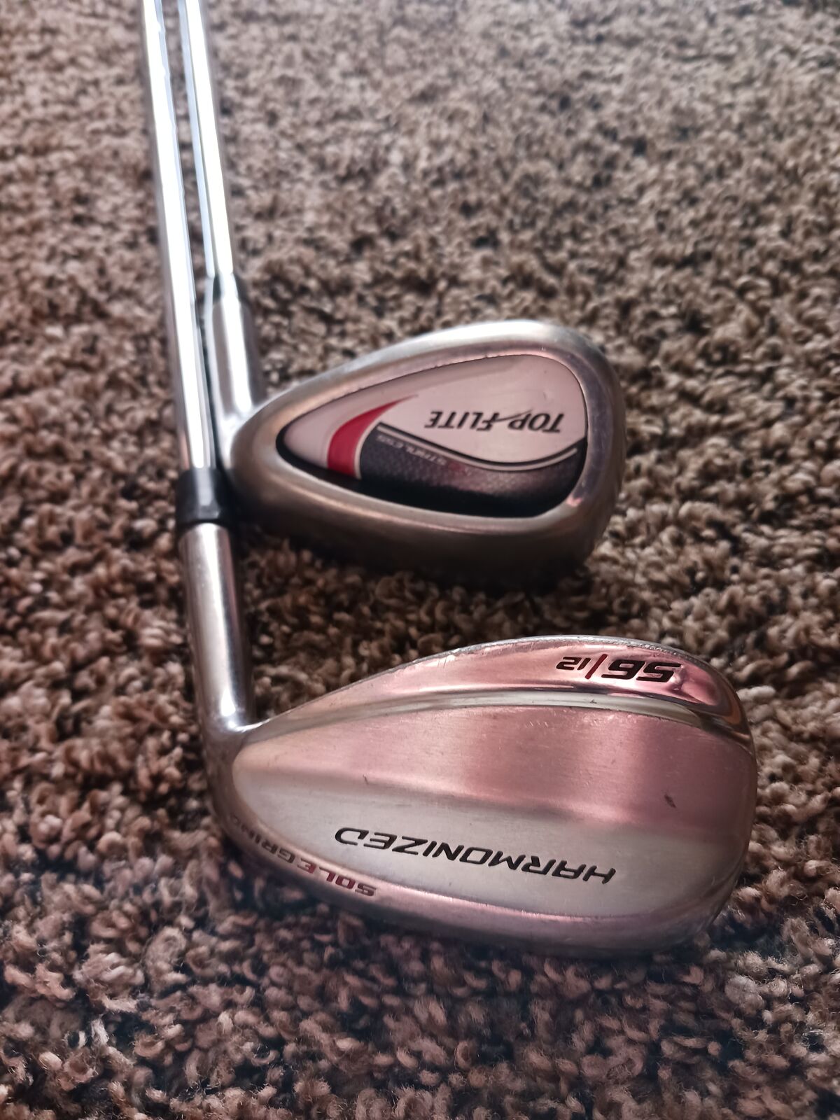Wilson 56° and top flite 60° wedge set
