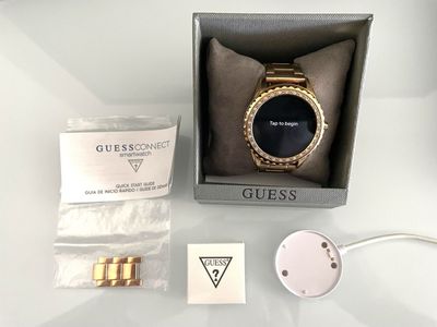 Guess Connect Smart Watch Womens Rose Gold