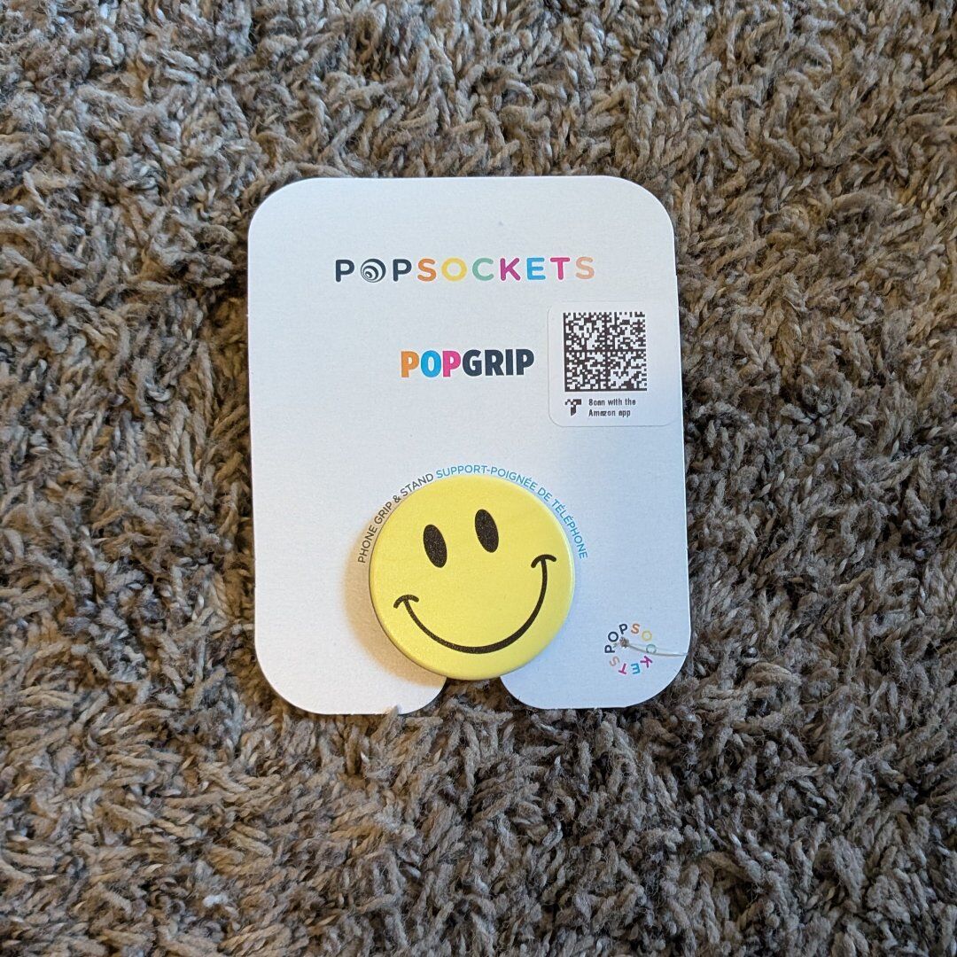 smiley face popsocket