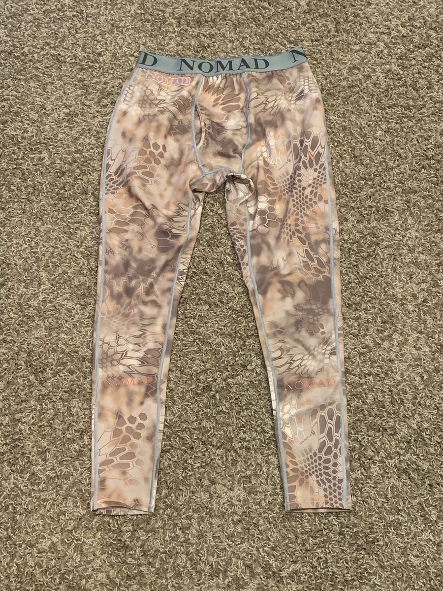 Nomad Camouflage Hunting Base Layer Pants Leggings Size xl