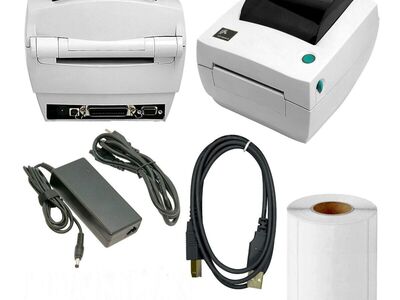 LIKE NEW! Zebra LP2844-Z Complete package Thermal Shipping Label Printer