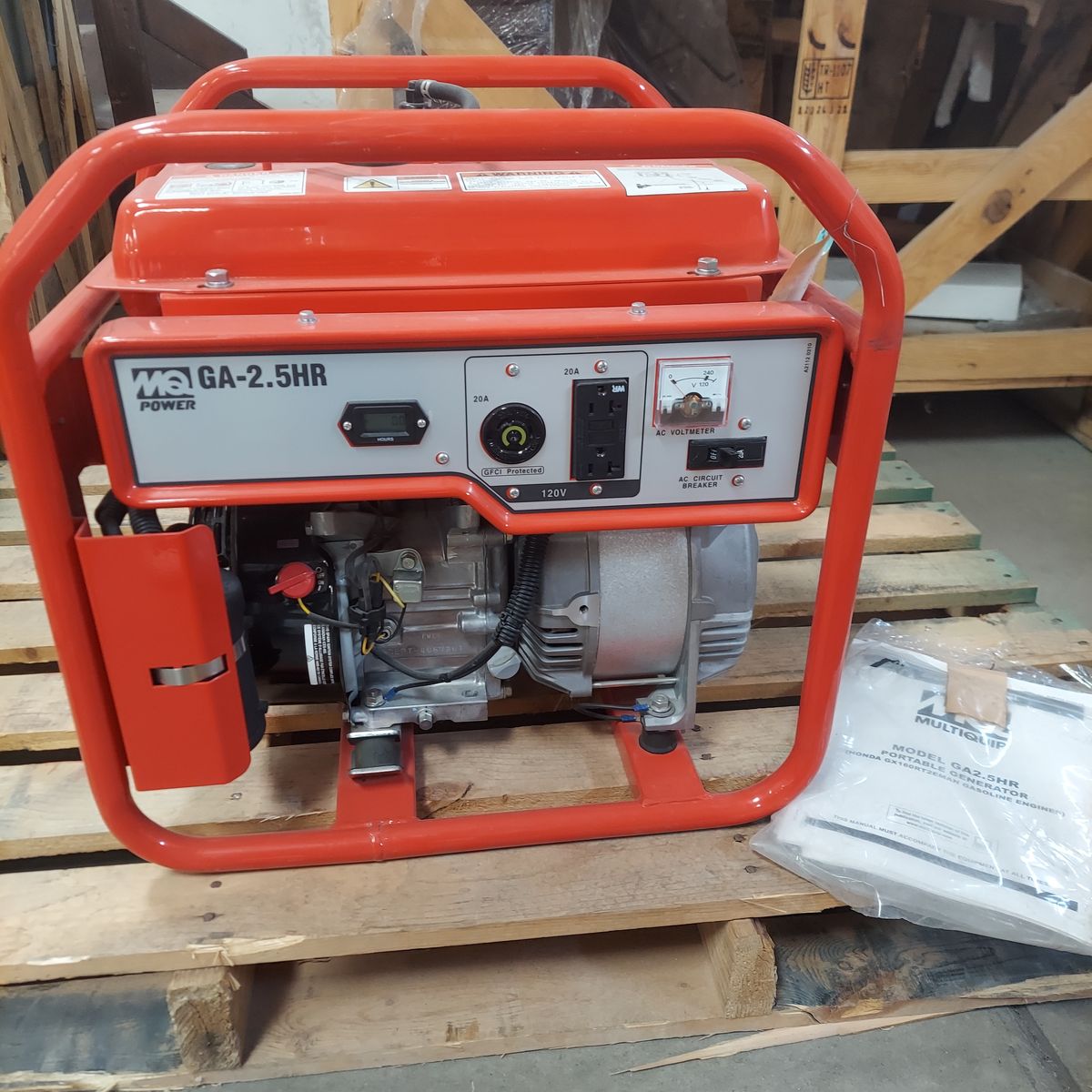 MULTIQUIP GA-2.5HR PORTABLE GENERATOR
