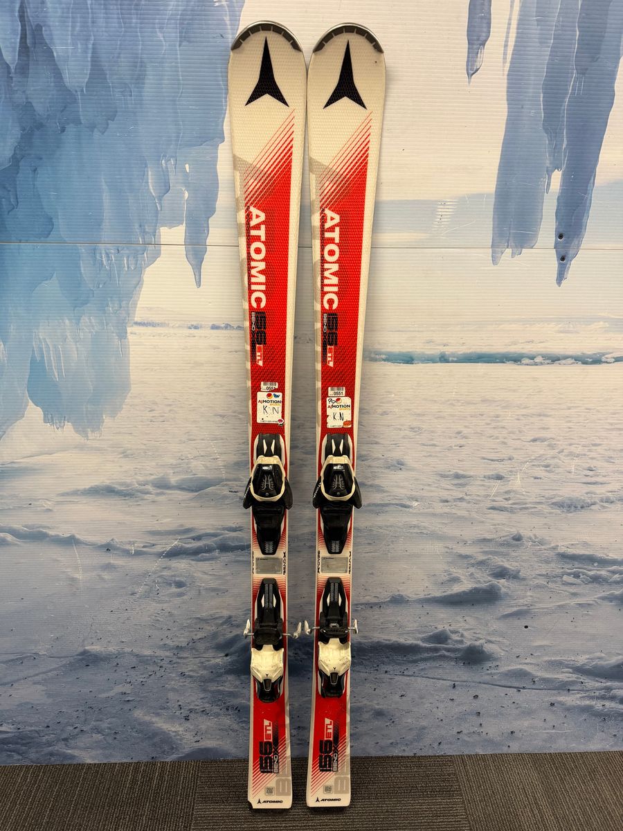 Used Atomic ETL Bend X 156cm Skis w/ Atomic Lithium 10 Bindings