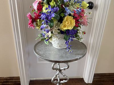 Table is $40 and fake flowers pot $40