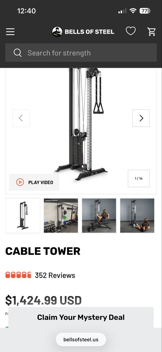 Bells Of Steel Cable Tower