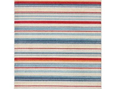 NEW - Rio Multicolor Stripe Indoor Outdoor Area Rug 3'11"x5'2"