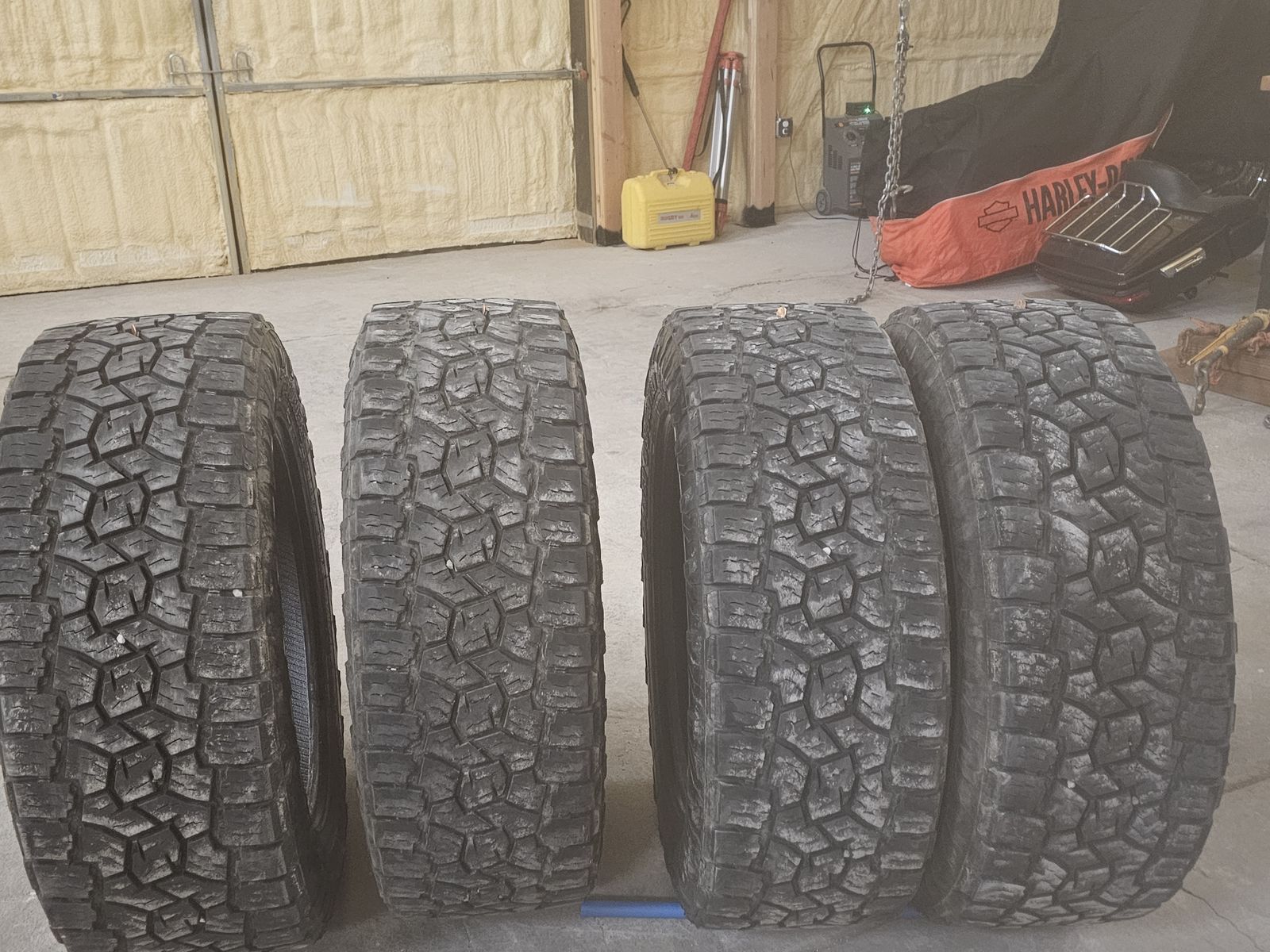 Toyo Country  A/T  37x12.50  12ply. 50000mile rated..good tread left $900 obo
