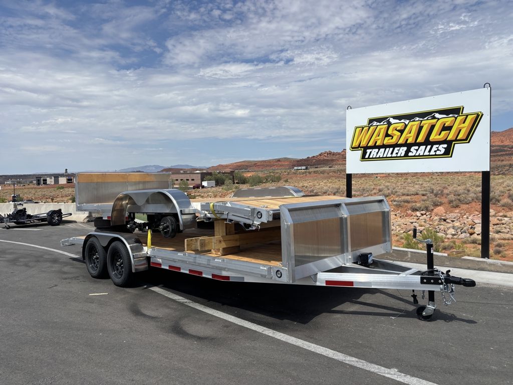 2026 Baughman Products Top Trailer - 7X16 Aluminum Car Hauler / UTV / ATV Trailer