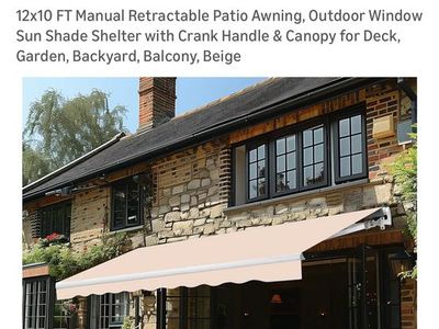 10'x12' Retractible Awning