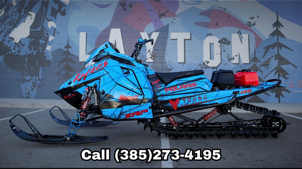 2025 Polaris® Boost RMK KHAOS 155 Shadow Gray / Gloss Black